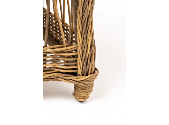 "Цесена" кресло плетеное из искусственного ротанга, цвет соломенный в Ростове-на-Дону