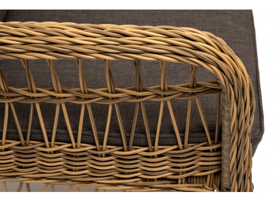 "Цесена" кресло плетеное из искусственного ротанга, цвет соломенный в Ростове-на-Дону