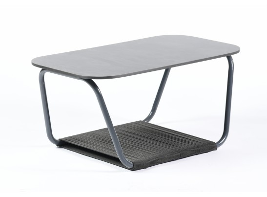 "Гранада" журнальный стол 100х65 см из HPL, цвет "черный мрамор" в Ростове-на-Дону