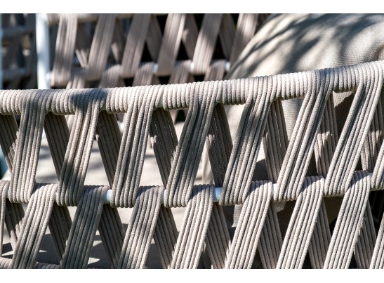 "Диего" лаунж-зона 4-местная плетеная из роупа (веревки), каркас алюминиевый белый, роуп бежевый в Ростове-на-Дону "Диего" лаунж-зона 4-местная плетеная из роупа (веревки), каркас алюминиевый белый, роуп бежевый в Ростове-на-Дону