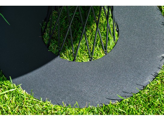 "Диего" обеденный стол из HPL круглый Ø100см, цвет "серый гранит" в Ростове-на-Дону