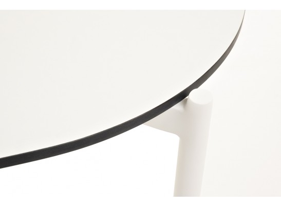 "Диего" журнальный стол из HPL 120х60 H40, каркас белый муар, цвет "молочный" в Ростове-на-Дону "Диего" журнальный стол из HPL 120х60 H40, каркас белый муар, цвет "молочный" в Ростове-на-Дону