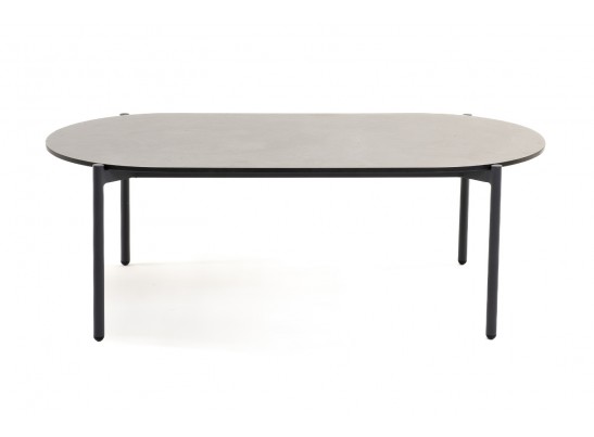 "Диего" журнальный стол из HPL 120х60 H40, каркас темно-серый (RAL7024), цвет "серый гранит" в Ростове-на-Дону