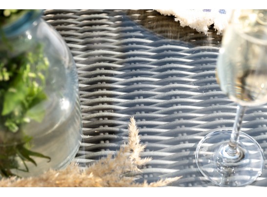 "Дольче" обеденная группа из искусственного ротанга, цвет графит в Ростове-на-Дону