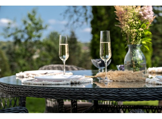 "Эспрессо–150 S" обеденная группа плетеная, цвет графит в Ростове-на-Дону