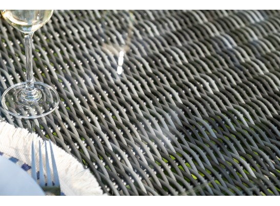 "Эспрессо–150 S" обеденная группа плетеная, цвет графит в Ростове-на-Дону