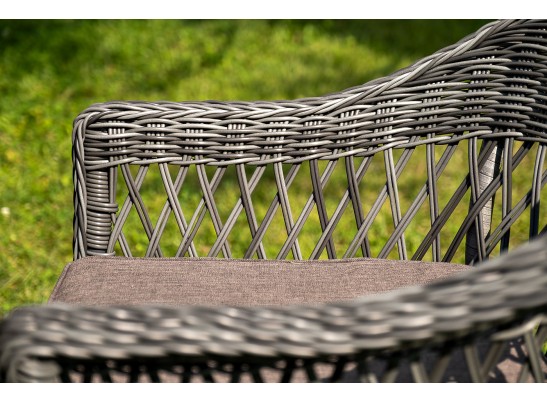 "Эспрессо–150 S" обеденная группа плетеная, цвет графит в Ростове-на-Дону