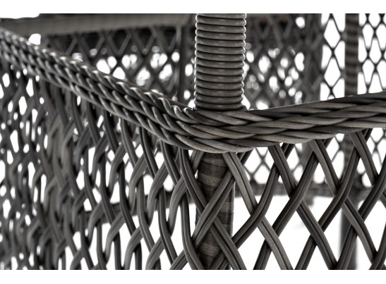 "Эспрессо–150 S" обеденная группа плетеная, цвет графит в Ростове-на-Дону