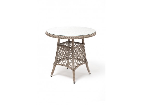 "Эспрессо–80 L" обеденная группа плетеная, цвет бежевый в Ростове-на-Дону