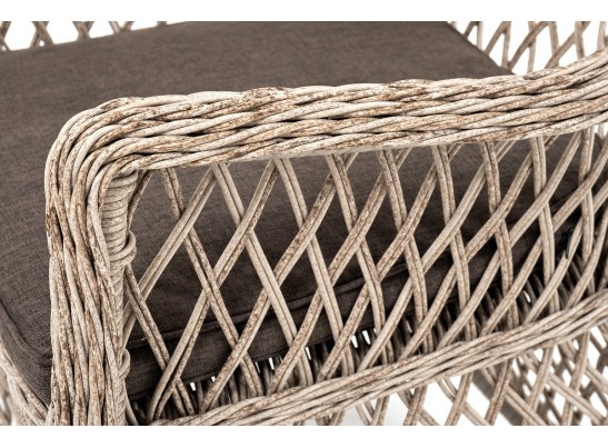 "Эспрессо–80 L" обеденная группа плетеная, цвет бежевый в Ростове-на-Дону