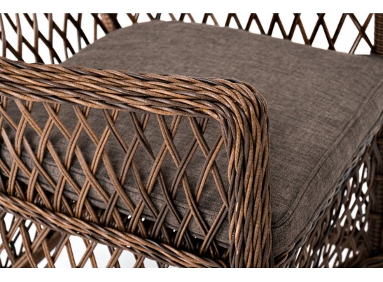 "Эспрессо–80 L" обеденная группа плетеная, цвет коричневый в Ростове-на-Дону