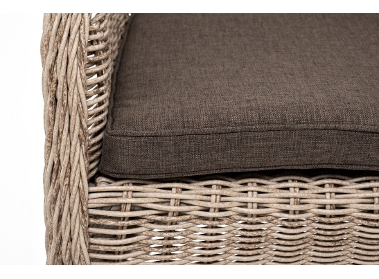 "Эспрессо–80 R" обеденная группа плетеная, цвет бежевый в Ростове-на-Дону