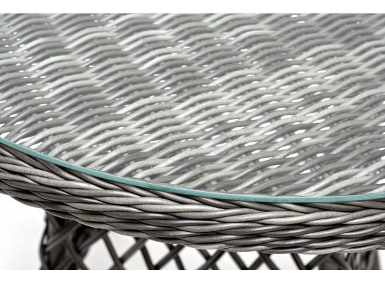 "Эспрессо–80 R" обеденная группа плетеная, цвет графит в Ростове-на-Дону