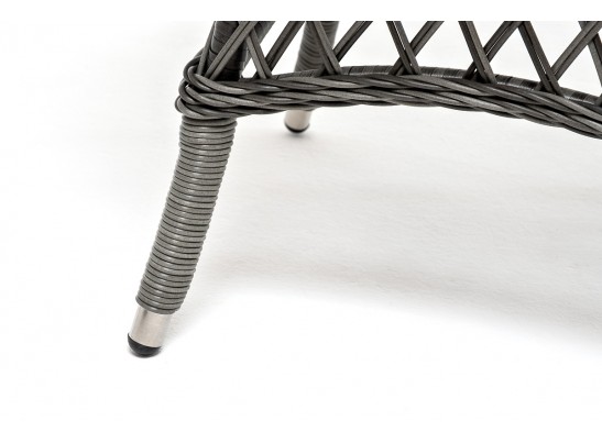 "Эспрессо–80 R" обеденная группа плетеная, цвет графит в Ростове-на-Дону