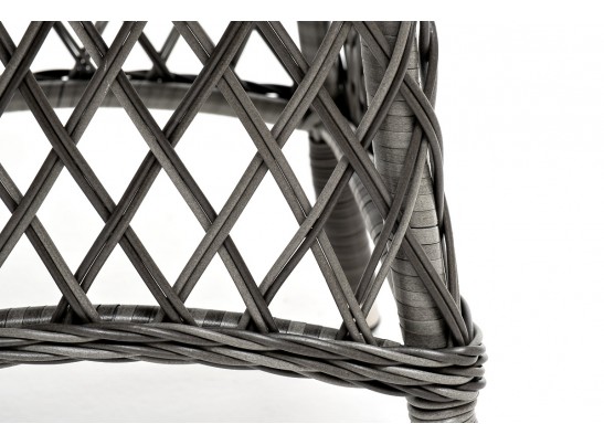 "Эспрессо–80 R" обеденная группа плетеная, цвет графит в Ростове-на-Дону