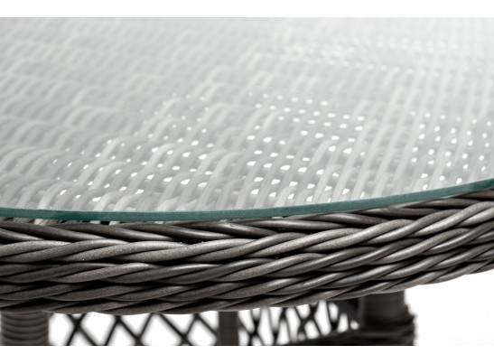 "Эспрессо–80 R" обеденная группа плетеная, цвет графит в Ростове-на-Дону