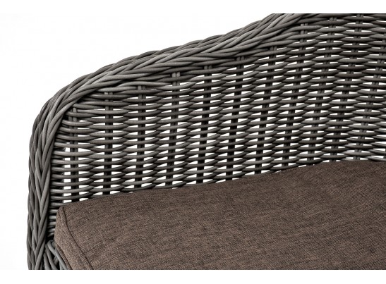 "Эспрессо–80 R" обеденная группа плетеная, цвет графит в Ростове-на-Дону