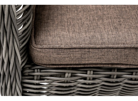 "Эспрессо–80 R" обеденная группа плетеная, цвет графит в Ростове-на-Дону