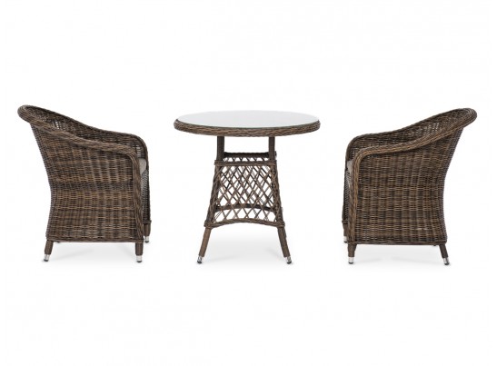 "Эспрессо–80 R" обеденная группа плетеная, цвет коричневый в Ростове-на-Дону