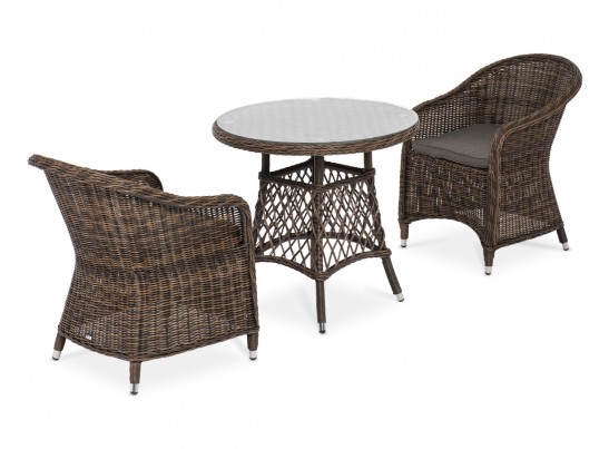 "Эспрессо–80 R" обеденная группа плетеная, цвет коричневый в Ростове-на-Дону