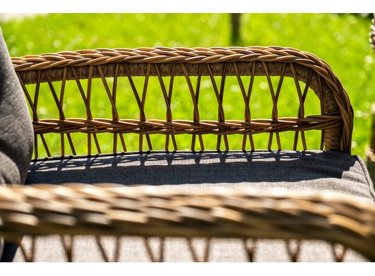 "Эспрессо–150 C" обеденная группа плетеная, цвет соломенный в Ростове-на-Дону