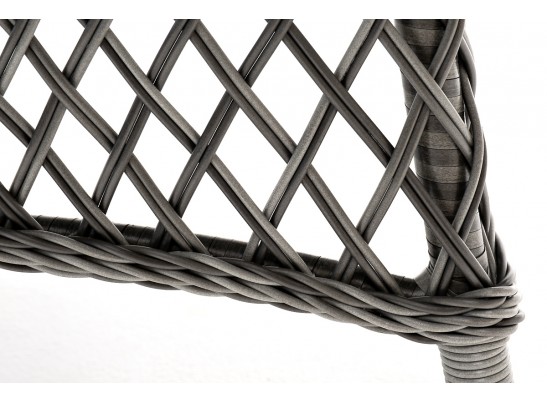 "Эспрессо" плетеный круглый стол, диаметр 150 см, цвет графит в Ростове-на-Дону