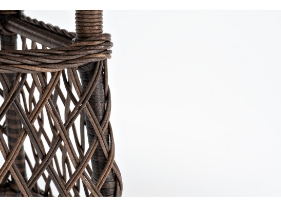 "Эспрессо" плетеный круглый стол, диаметр 80 см, цвет коричневый в Ростове-на-Дону