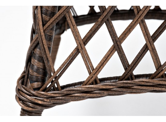 "Эспрессо" плетеный круглый стол, диаметр 80 см, цвет коричневый в Ростове-на-Дону