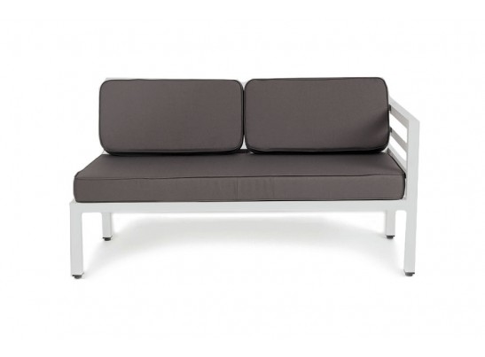 "Глория" модуль диванный левый, каркас из алюминия в Ростове-на-Дону