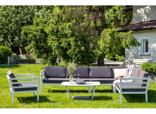 "Глория" модуль диванный левый, каркас из алюминия в Ростове-на-Дону