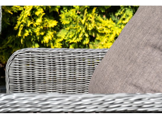 "Гляссе" диван трехместный из искусственного ротанга, цвет графит в Ростове-на-Дону