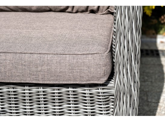 "Гляссе" диван трехместный из искусственного ротанга, цвет графит в Ростове-на-Дону