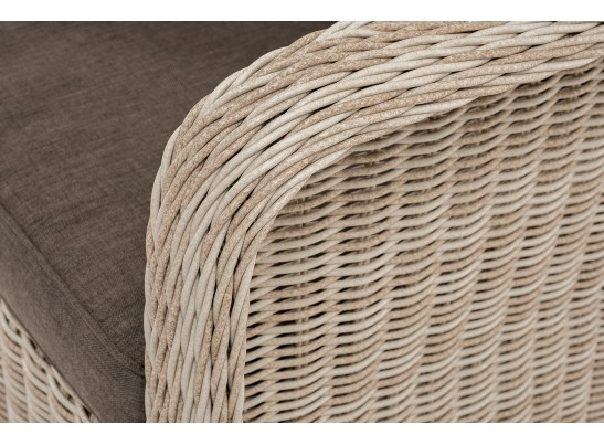 "Гляссе" кресло плетеное из искусственного ротанга, цвет бежевый в Ростове-на-Дону