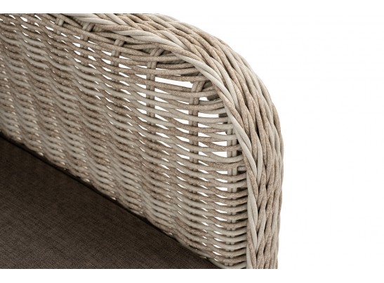 "Гляссе" кресло плетеное из искусственного ротанга, цвет бежевый в Ростове-на-Дону