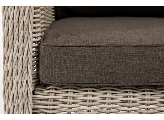 "Гляссе" кресло плетеное из искусственного ротанга, цвет бежевый в Ростове-на-Дону