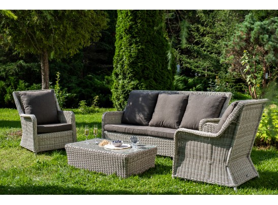 "Гляссе" лаунж-зона из искусственного ротанга, цвет бежевый в Ростове-на-Дону "Гляссе" лаунж-зона из искусственного ротанга, цвет бежевый в Ростове-на-Дону