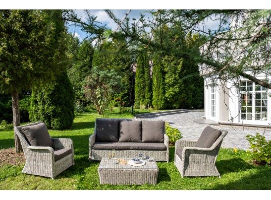 "Гляссе" лаунж-зона из искусственного ротанга, цвет бежевый в Ростове-на-Дону "Гляссе" лаунж-зона из искусственного ротанга, цвет бежевый в Ростове-на-Дону