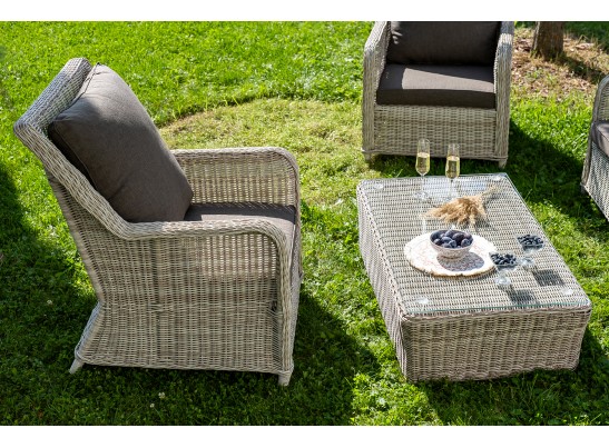 "Гляссе" лаунж-зона из искусственного ротанга, цвет бежевый в Ростове-на-Дону "Гляссе" лаунж-зона из искусственного ротанга, цвет бежевый в Ростове-на-Дону