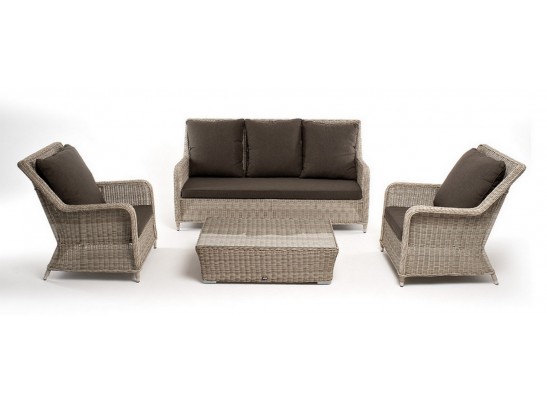 "Гляссе" лаунж-зона из искусственного ротанга, цвет бежевый в Ростове-на-Дону "Гляссе" лаунж-зона из искусственного ротанга, цвет бежевый в Ростове-на-Дону