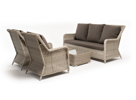 "Гляссе" лаунж-зона из искусственного ротанга, цвет бежевый в Ростове-на-Дону "Гляссе" лаунж-зона из искусственного ротанга, цвет бежевый в Ростове-на-Дону