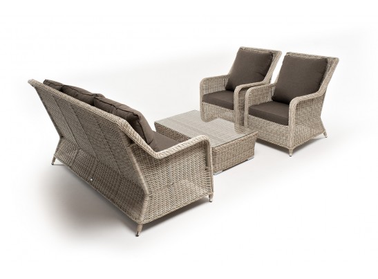 "Гляссе" лаунж-зона из искусственного ротанга, цвет бежевый в Ростове-на-Дону "Гляссе" лаунж-зона из искусственного ротанга, цвет бежевый в Ростове-на-Дону