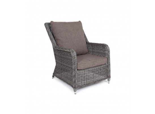"Гляссе" кресло плетеное из искусственного ротанга, цвет графит в Ростове-на-Дону