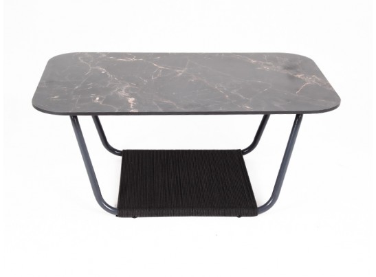 "Гранада" журнальный стол 90х50см из HPL, цвет "черный мрамор" в Ростове-на-Дону "Гранада" журнальный стол 90х50см из HPL, цвет "черный мрамор" в Ростове-на-Дону