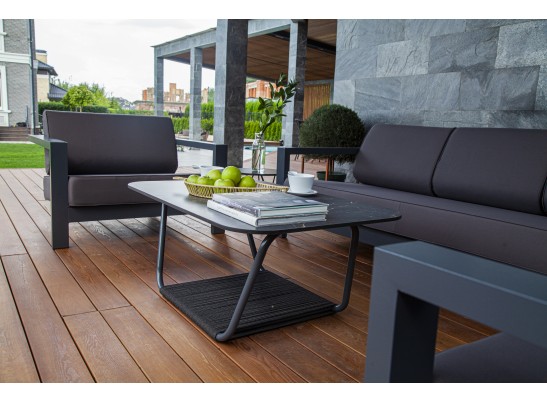 "Гранада" журнальный стол 90х50см из HPL, цвет "черный мрамор" в Ростове-на-Дону "Гранада" журнальный стол 90х50см из HPL, цвет "черный мрамор" в Ростове-на-Дону