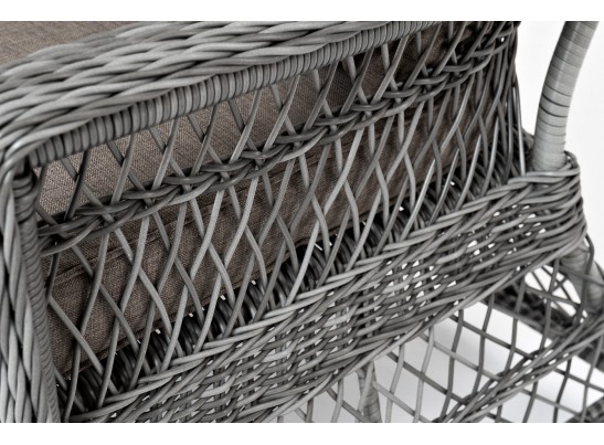 "Гранд Латте" диван трехместный из искусственного ротанга, цвет графит в Ростове-на-Дону