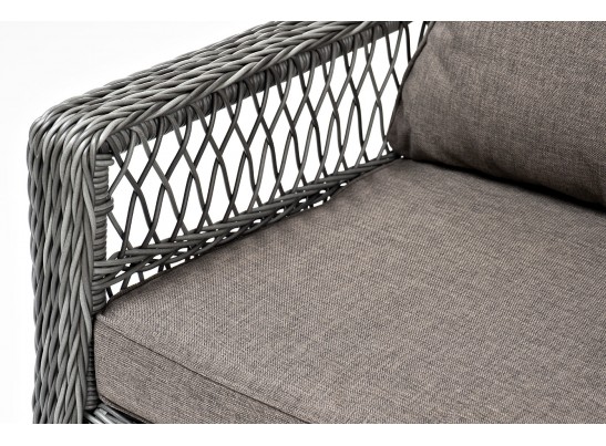 "Гранд Латте" кресло из искусственного ротанга, цвет графит в Ростове-на-Дону