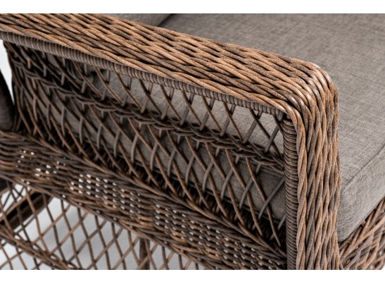 "Гранд Латте" кресло из искусственного ротанга, цвет коричневый в Ростове-на-Дону