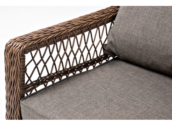 "Гранд Латте" кресло из искусственного ротанга, цвет коричневый в Ростове-на-Дону