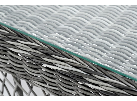 "Гранд Латте" стол журнальный из искусственного ротанга, цвет графит в Ростове-на-Дону