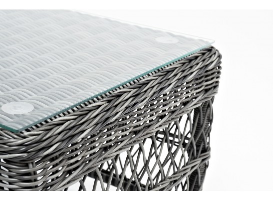 "Гранд Латте" стол журнальный из искусственного ротанга, цвет графит в Ростове-на-Дону